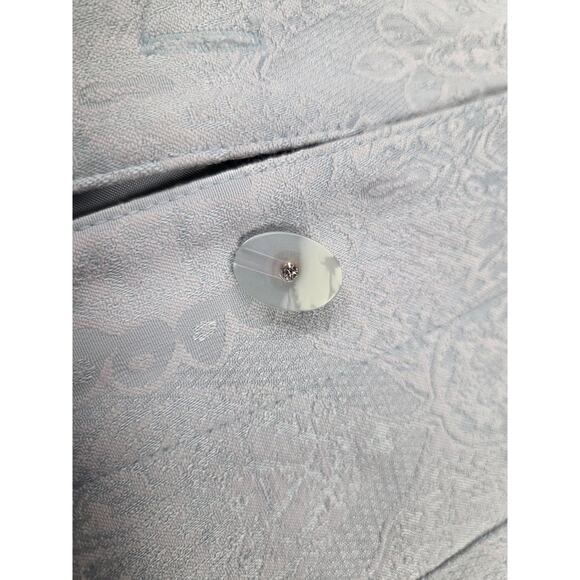 Margaret Frances Soft Light Blue Jacket Patterned Women's Size 10 - Picture 3 of 5